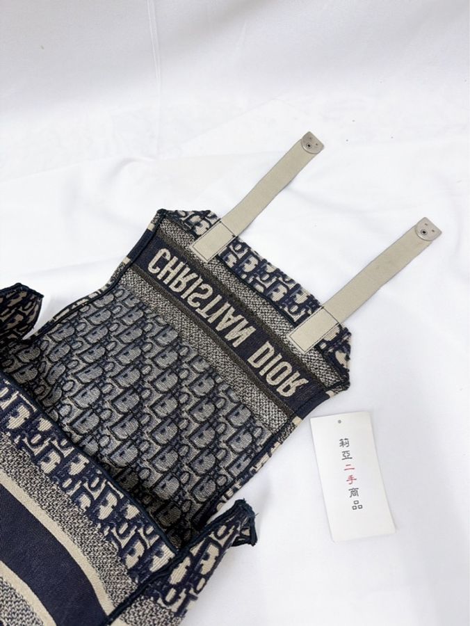 莉亞精品♡ Dior 老花後背包 二手美包-14
