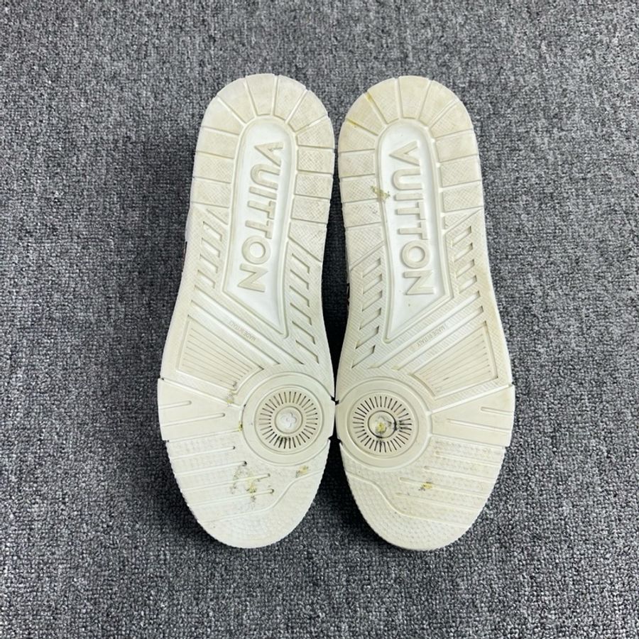 Louis Vuitton 路易威登 LV nigo鸭子 白色Trainer 休闲鞋/41碼-7