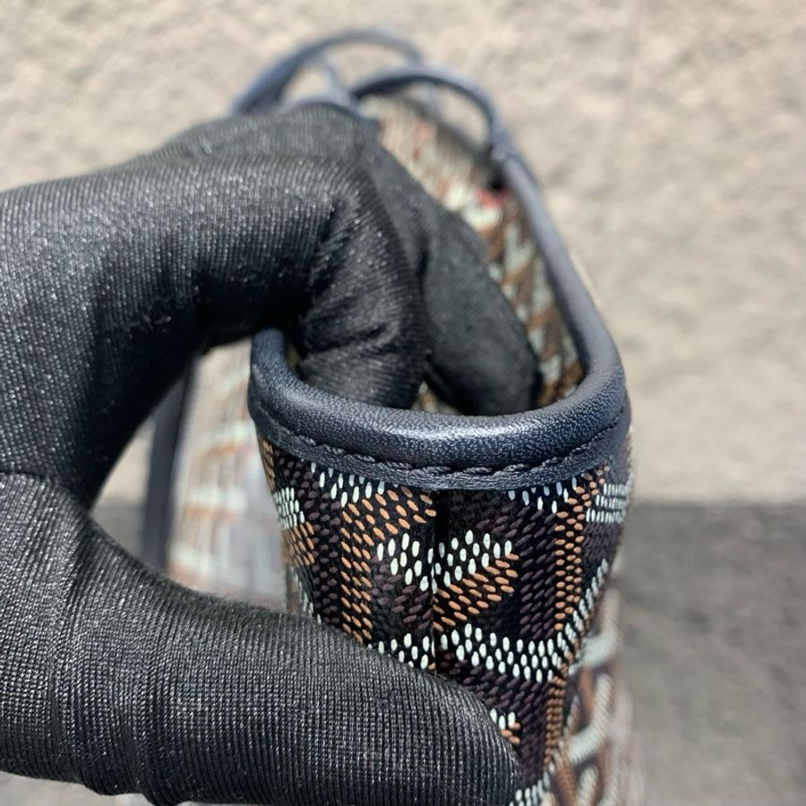 💖Goyard戈雅 artois系列拉鍊款購物袋托特包單肩包 黑色-8