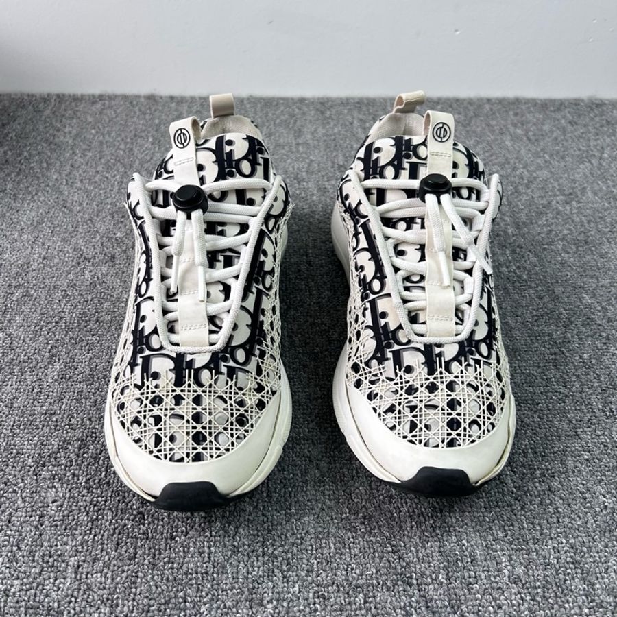 迪奧/Dior b24 Oblique印花 白色運動鞋 /42碼 95新-1