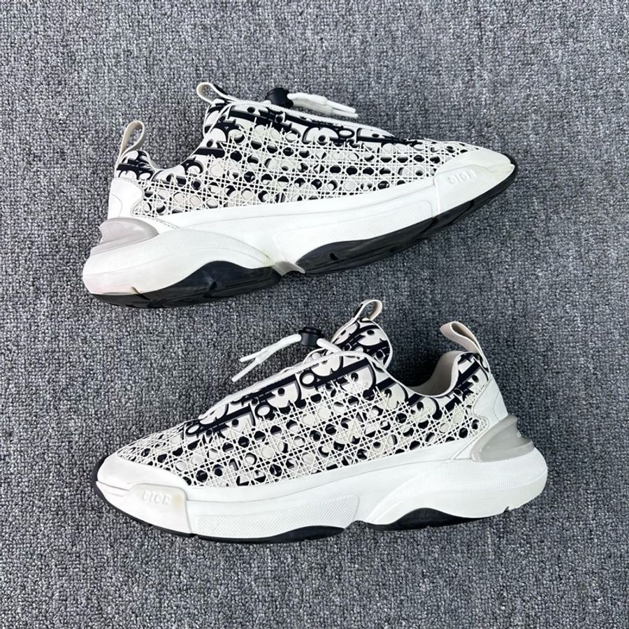迪奧/Dior b24 Oblique印花 白色運動鞋 /42碼 95新-2