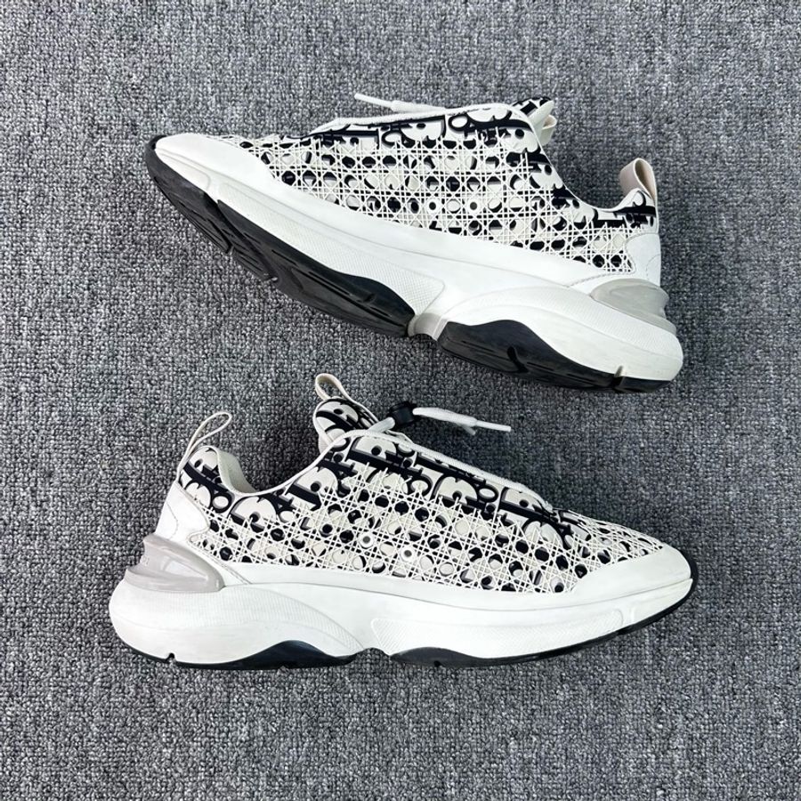 迪奧/Dior b24 Oblique印花 白色運動鞋 /42碼 95新-3