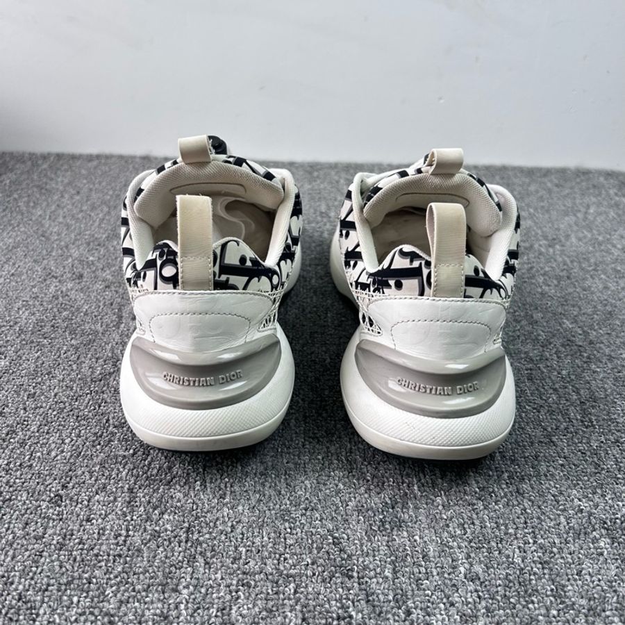 迪奧/Dior b24 Oblique印花 白色運動鞋 /42碼 95新-5