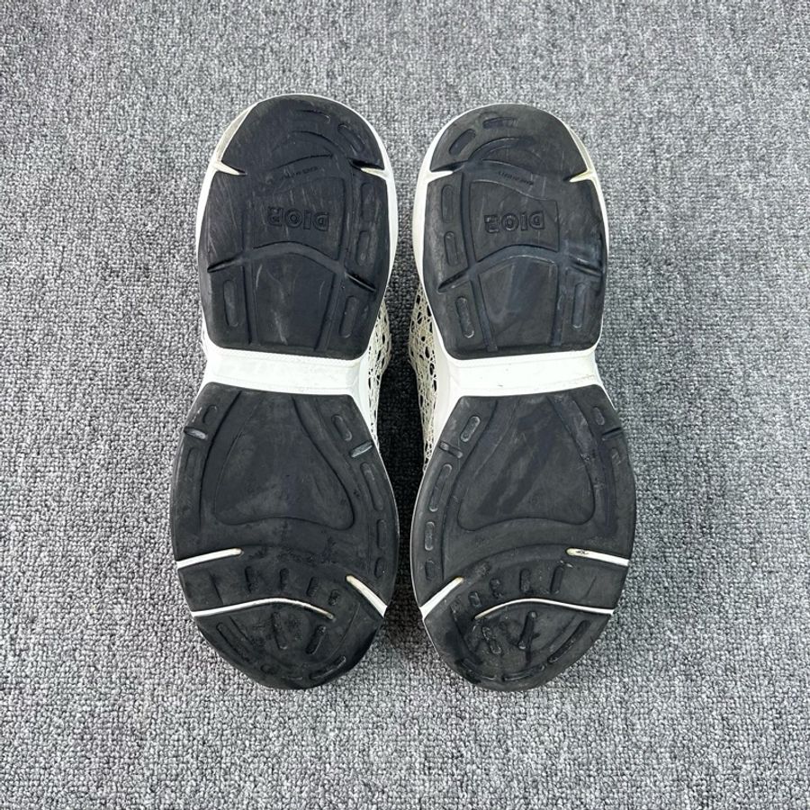 迪奧/Dior b24 Oblique印花 白色運動鞋 /42碼 95新-7