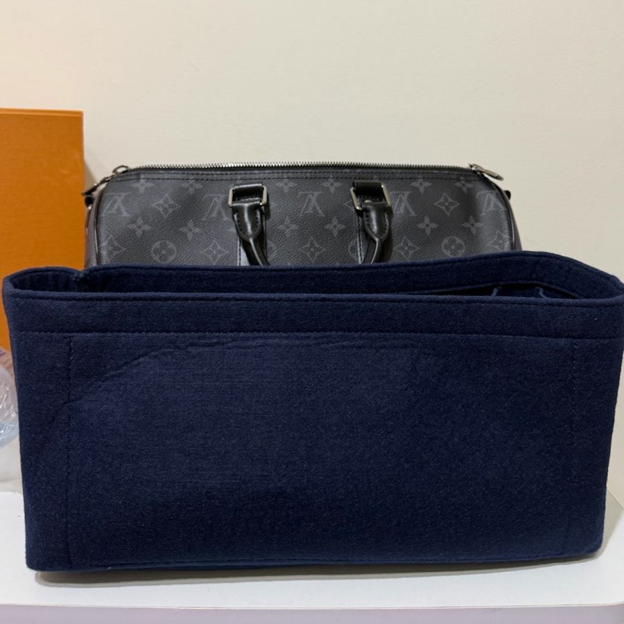 ✨Lv keepall35 最適合男生的尺寸 大全套 晶片款 有購證🖤-11