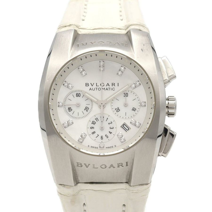 寶格麗 Ergon Chrono 21P EG35SCH EG35WSLDCH 12 SS 自動腕錶-0