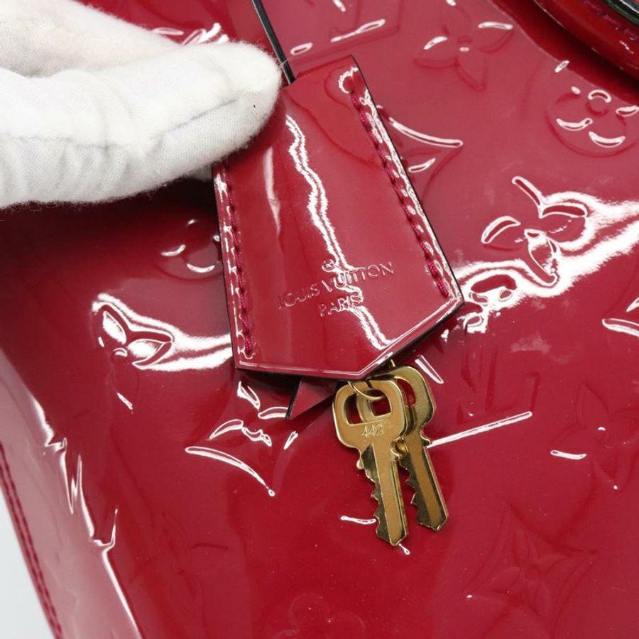 【日本直送】路易威登 Monogram Vernis Alma PM 手提包 粉紅色 M50561 LV 正品 185695A-9