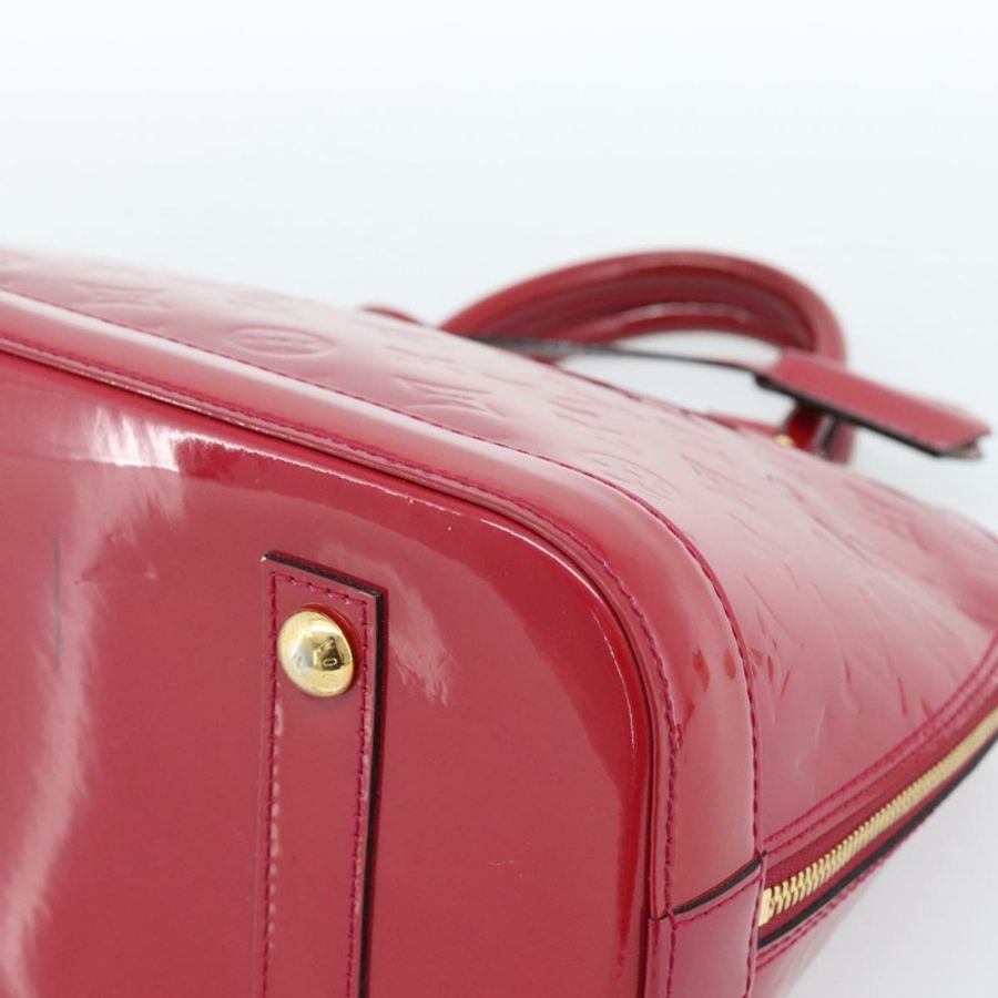 【日本直送】路易威登 Monogram Vernis Alma PM 手提包 粉紅色 M50561 LV 正品 185695A-13