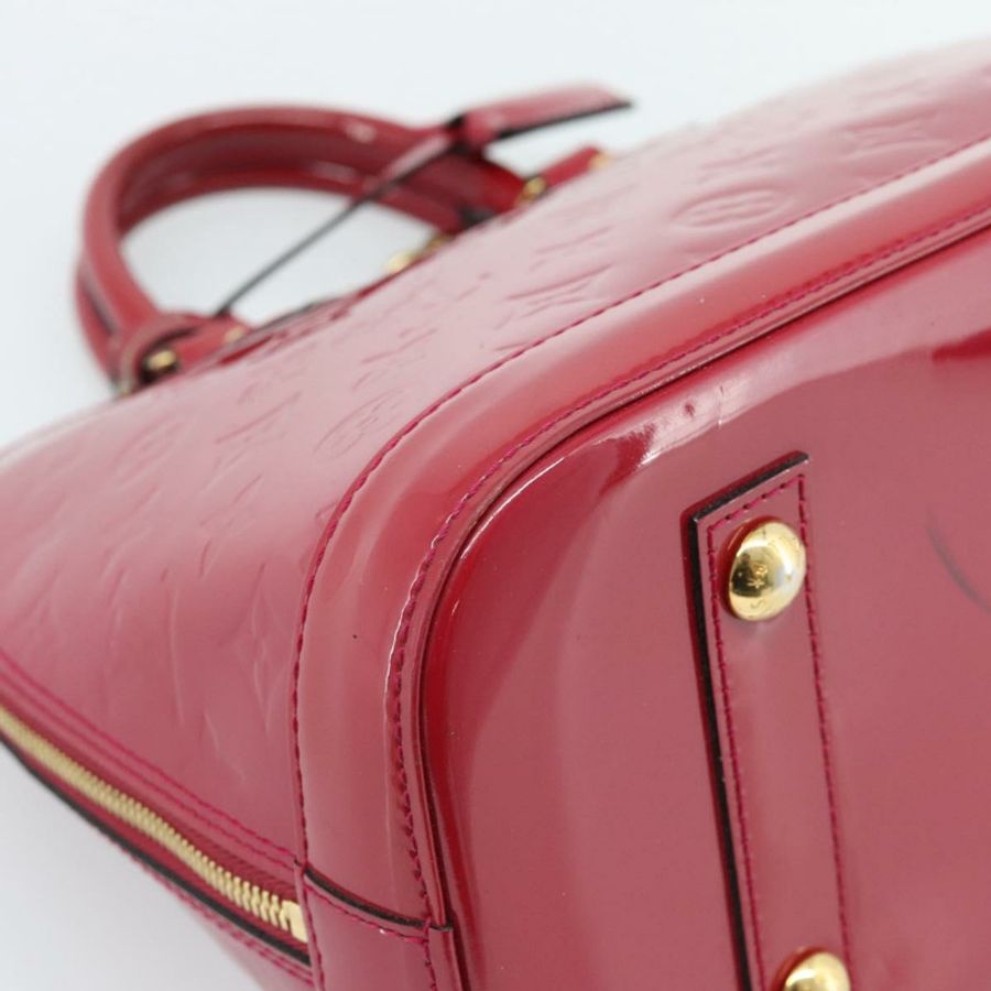 【日本直送】路易威登 Monogram Vernis Alma PM 手提包 粉紅色 M50561 LV 正品 185695A-14