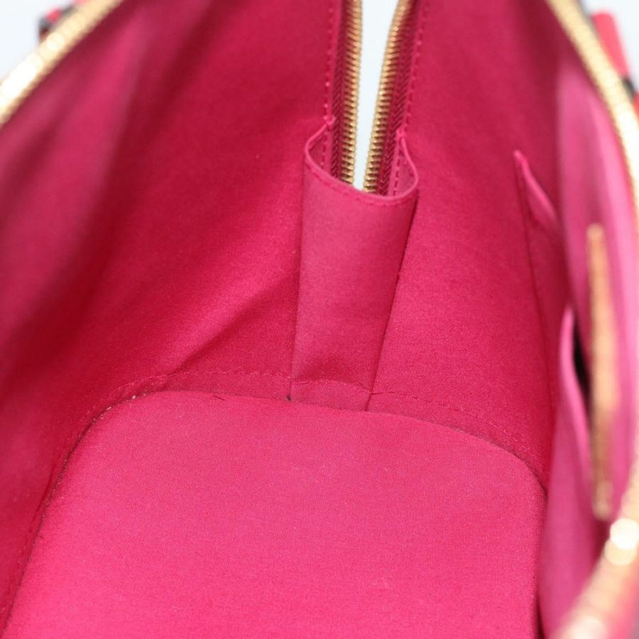 【日本直送】路易威登 Monogram Vernis Alma PM 手提包 粉紅色 M50561 LV 正品 185695A-22