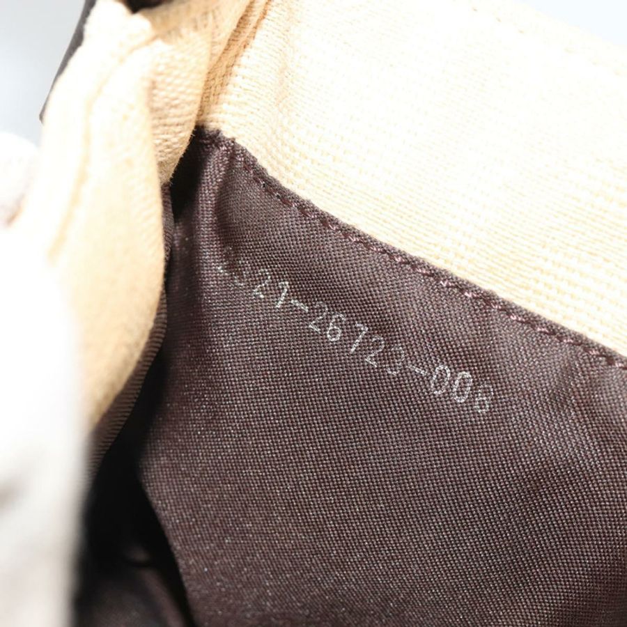 【日本直送】FENDI Zucca帆布Mamma Baguette肩背包 米色 銀色 正品 187318A-11