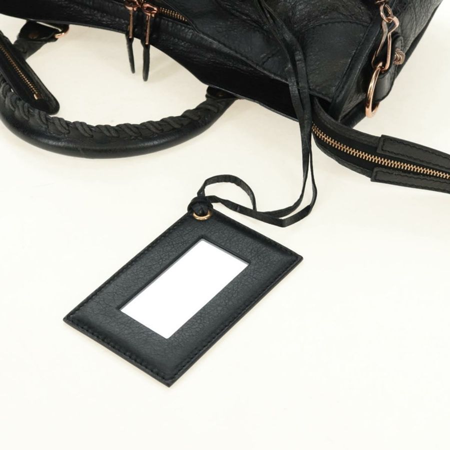 【日本直送】BALENCIAGA Giant City Bag 皮革雙肩包 黑色 金色 281770 正品 yk20502SAM-18