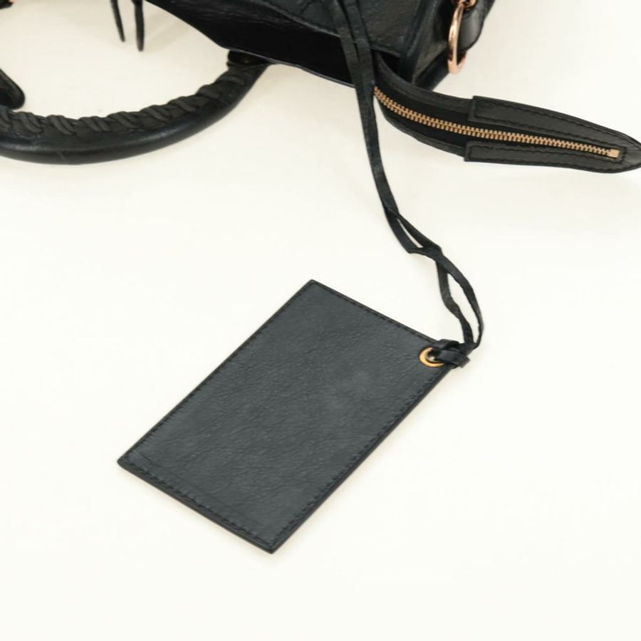 【日本直送】BALENCIAGA Giant City Bag 皮革雙肩包 黑色 金色 281770 正品 yk20502SAM-19