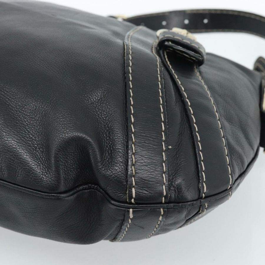 【日本直送】GUCCI 黑色金色皮革單肩包 223937 正品 ka4841V-8