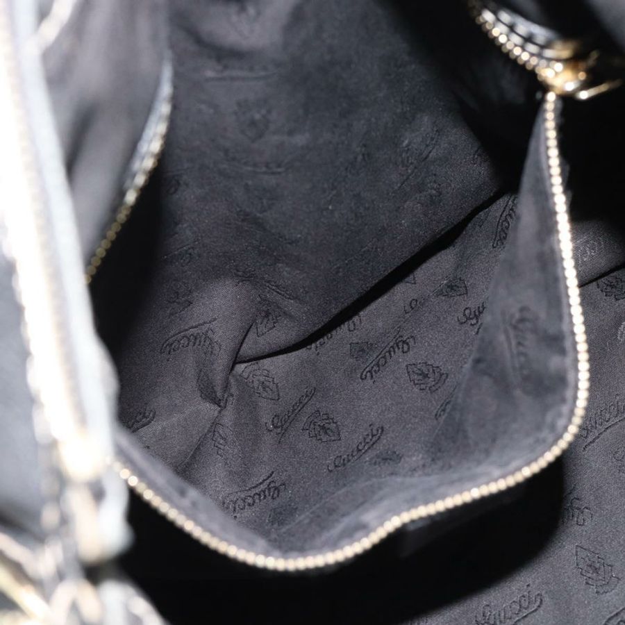 【日本直送】GUCCI 黑色金色皮革單肩包 223937 正品 ka4841V-23