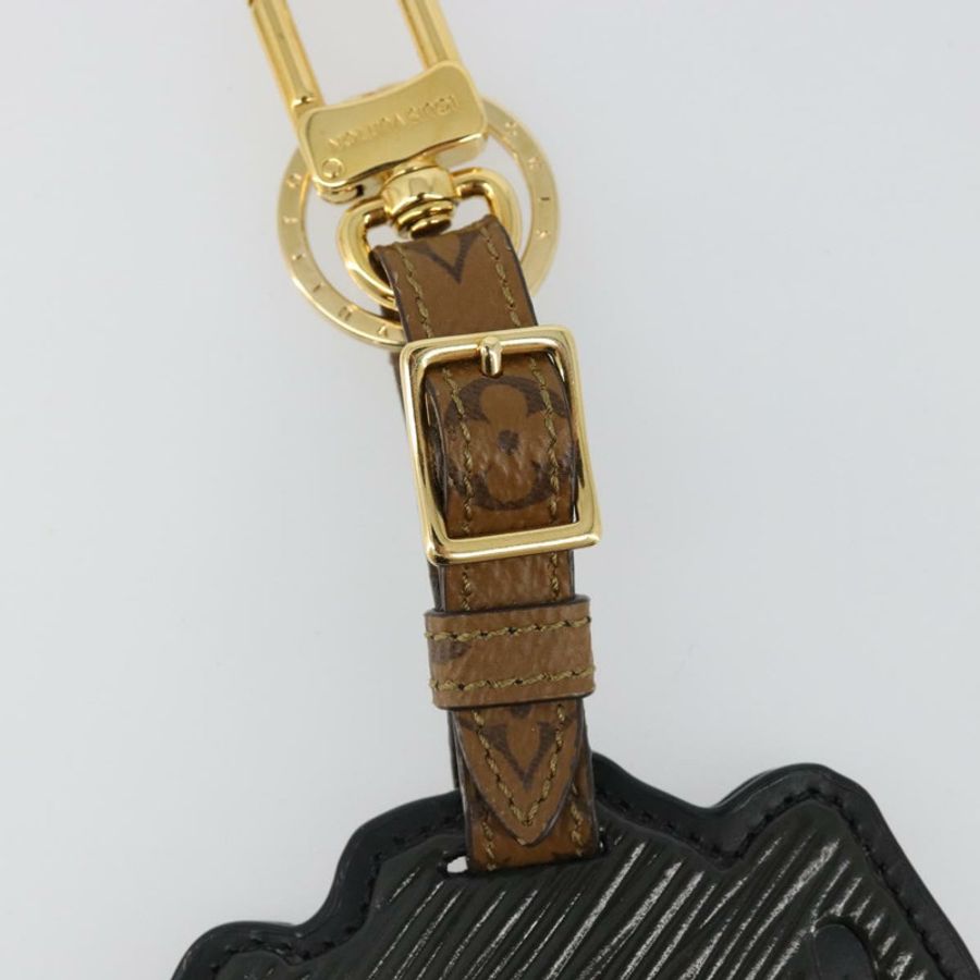 【日本直送】路易威登 Catgram Porte Cles Porto Address Charm 黑色 MP2281 Auth 185764M-3