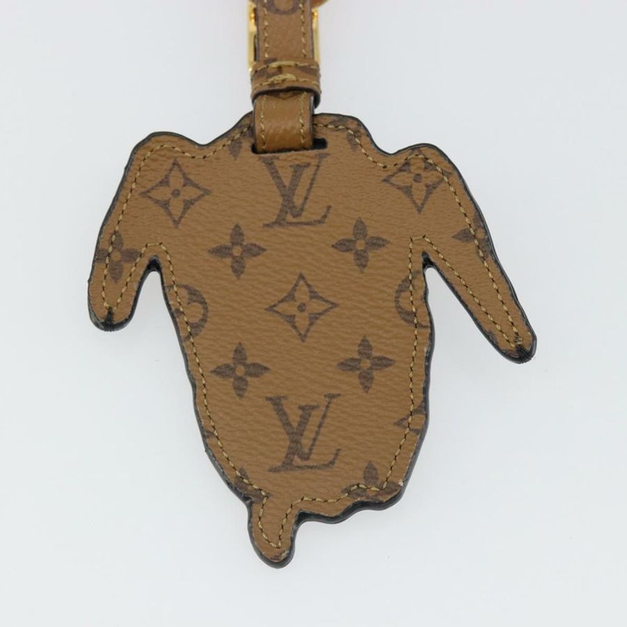 【日本直送】路易威登 Catgram Porte Cles Porto Address Charm 黑色 MP2281 Auth 185764M-5
