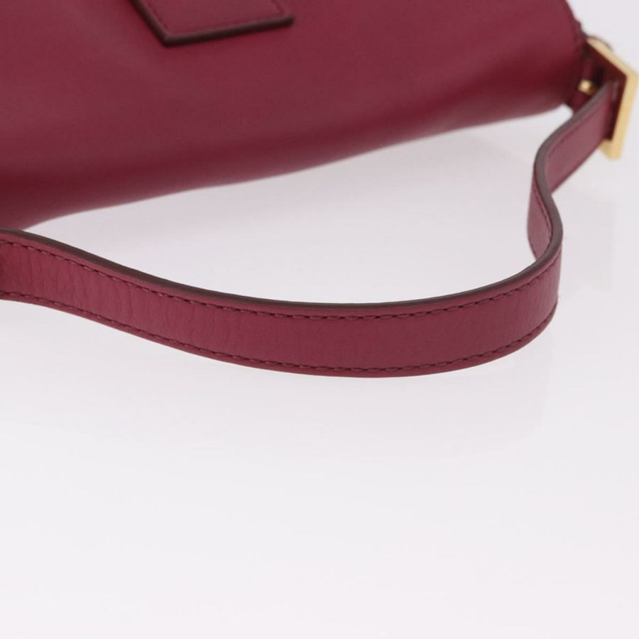 【日本直送】FENDI Mamma Baguette 單肩包，象牙/金色皮革，正品編號 185734SAM-6