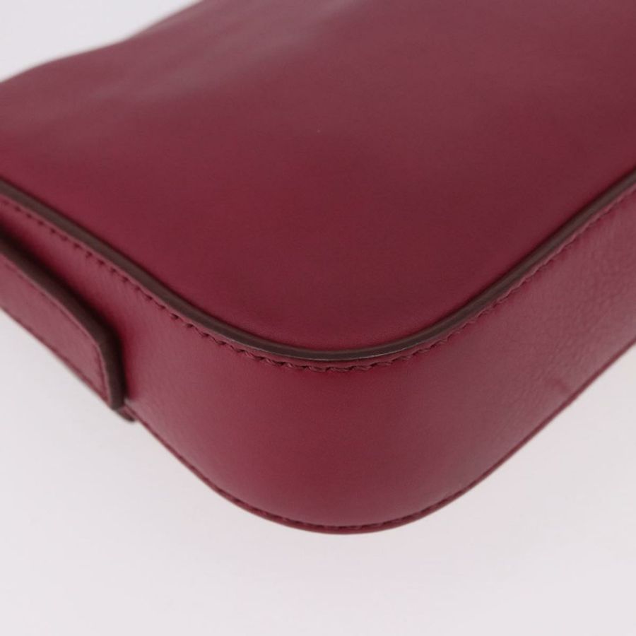 【日本直送】FENDI Mamma Baguette 單肩包，象牙/金色皮革，正品編號 185734SAM-16