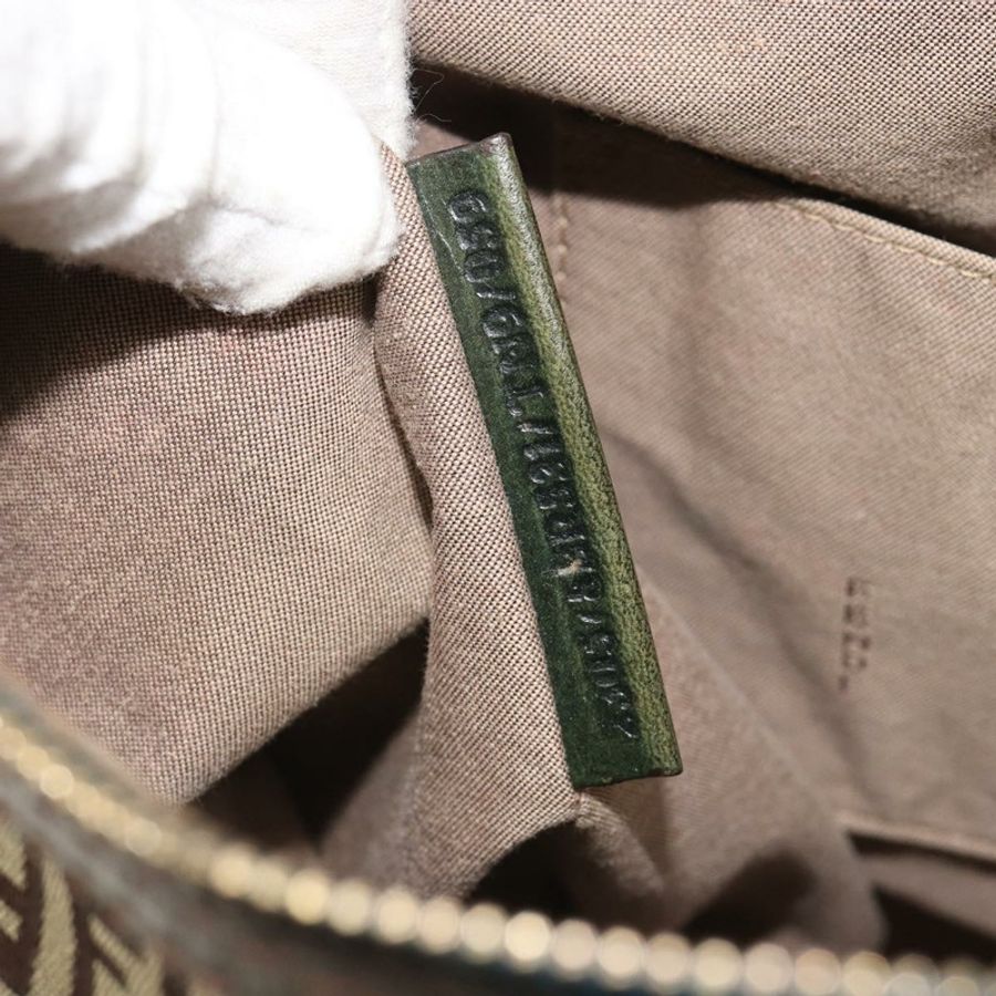 【日本直送】FENDI Zucchino帆布單肩包 米色 金 8BR531 正品 186711V-10