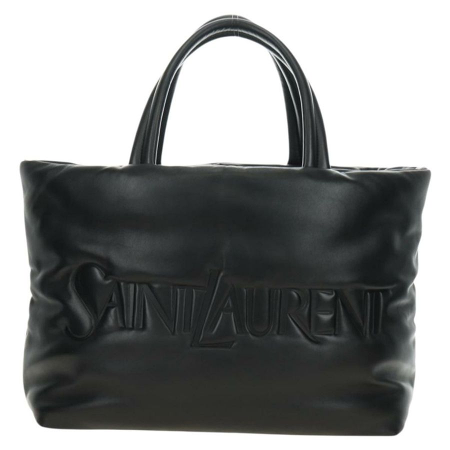 【日本直送】SAINT LAURENT 黑色羊皮托特包，正品，貨號 185833SM-12