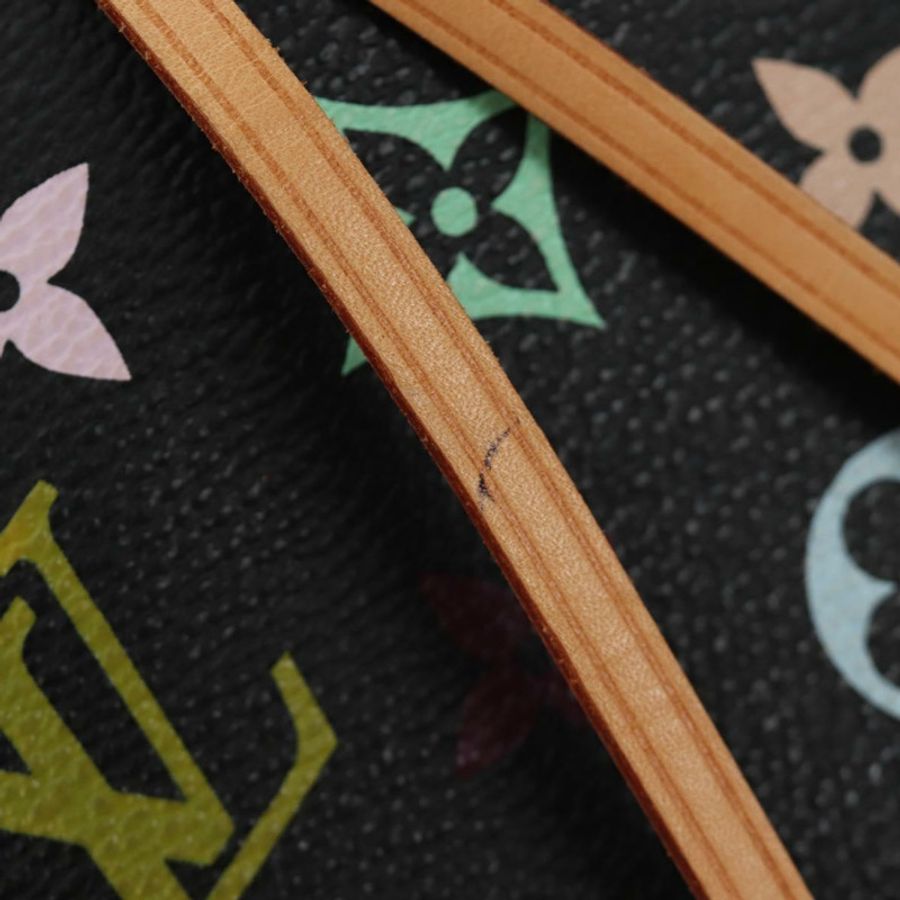 【日本直送】路易威登 Monogram Multicolor Petit Noe 手袋 黑色 M42230 LV Auth mr2527SAV-8