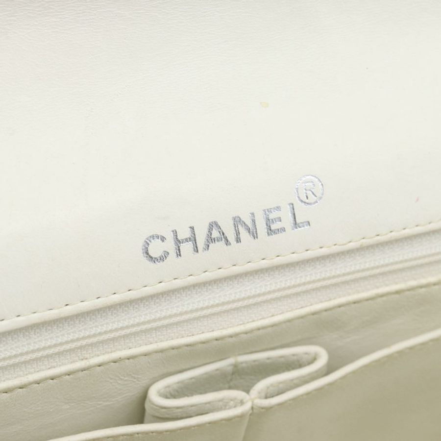 【日本直送】香奈兒 (CHANEL) 絎縫鏈條肩背包 粉紅銀色雙C帆布 Auth 188723V-18