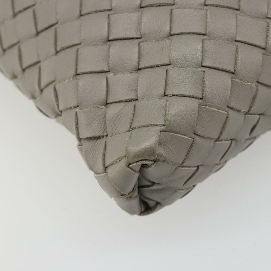 【日本直送】BOTTEGA VENETA INTRECCIATO 單肩包 皮革 灰色 銀色 正品 mr2576A-15
