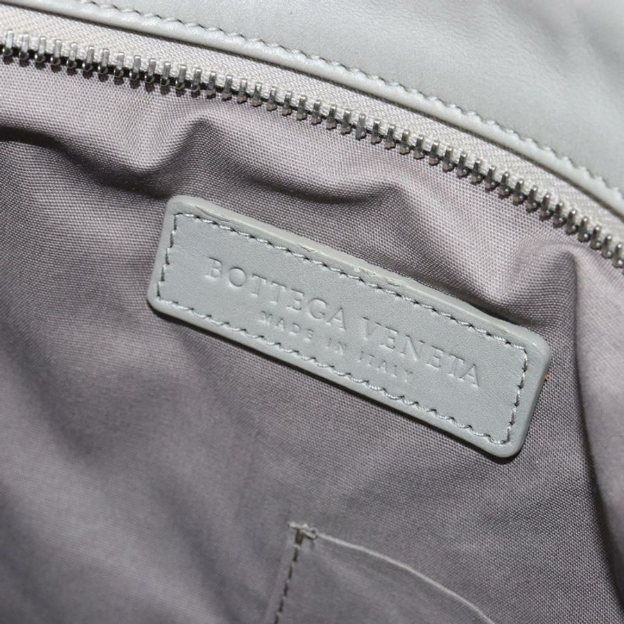 【日本直送】BOTTEGA VENETA INTRECCIATO 單肩包 皮革 灰色 銀色 正品 mr2576A-16