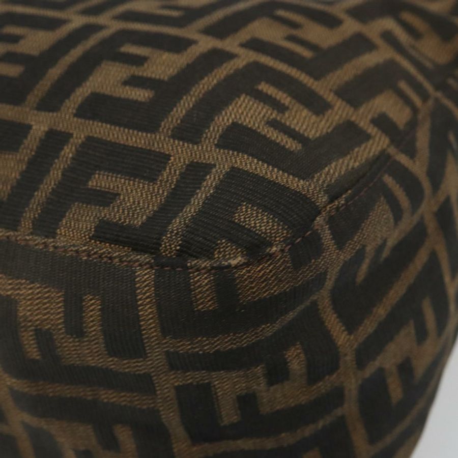 【日本直送】FENDI Zucca帆布Mamma Baguette單肩包 黑色 銀色 棕色 正品 187420V-15
