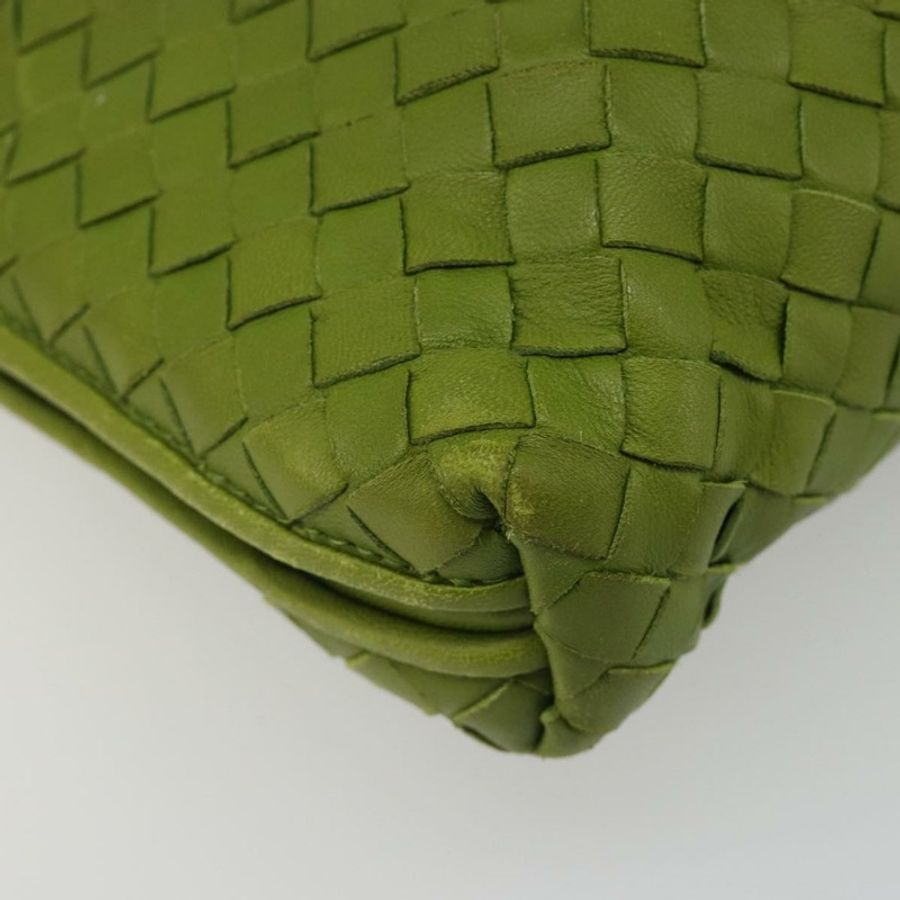 【日本直送】BOTTEGA VENETA INTRECCIATO 皮革肩背包 綠色 正品 BA13520V-15