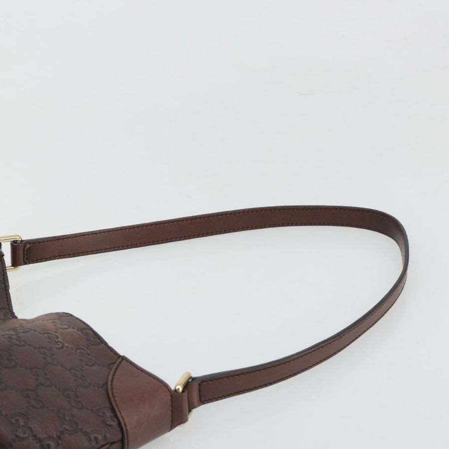【日本直送】GUCCI GG帆布Guccissima包 皮革款 奧特萊斯 棕色 金色 248272 正品 186379V-7