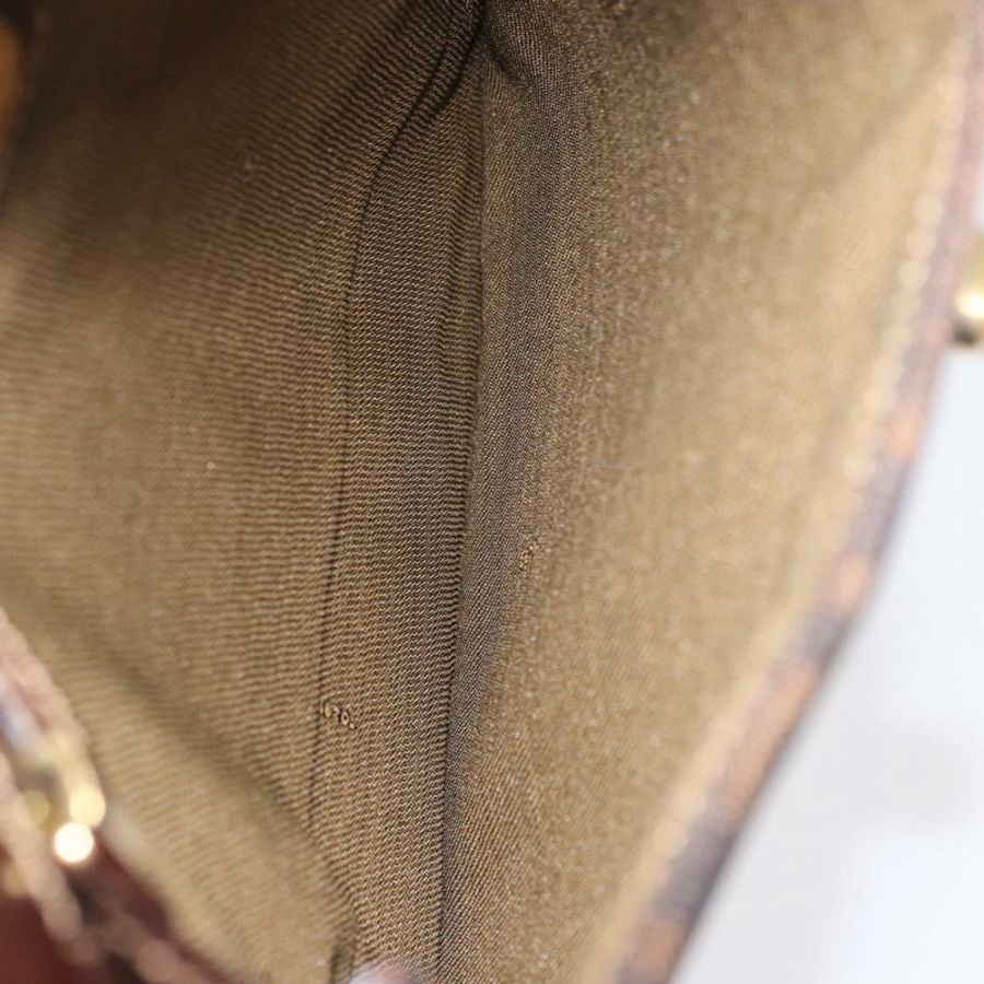 【日本直送】FENDI Zucca帆布手提包 黑色棕色 正品 186381V-9