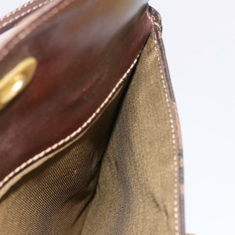 【日本直送】FENDI Zucca帆布手提包 黑色棕色 正品 186381V-23