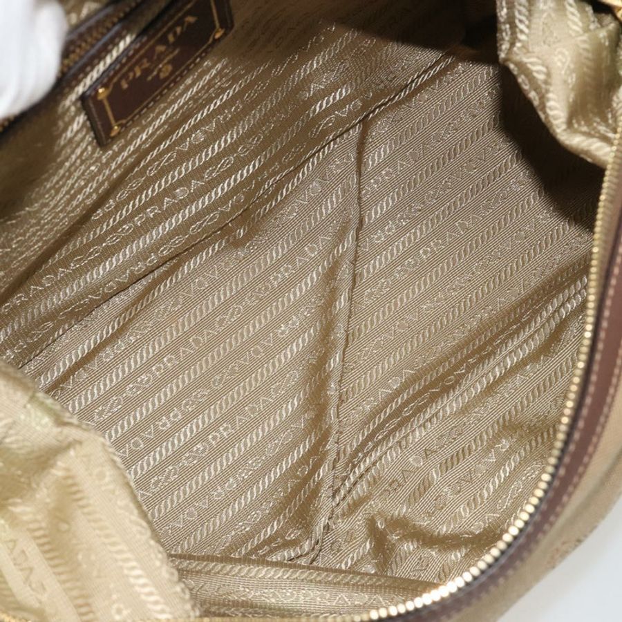 【日本直送】PRADA 肩背包 帆布 米色 正品 188534SAV-8