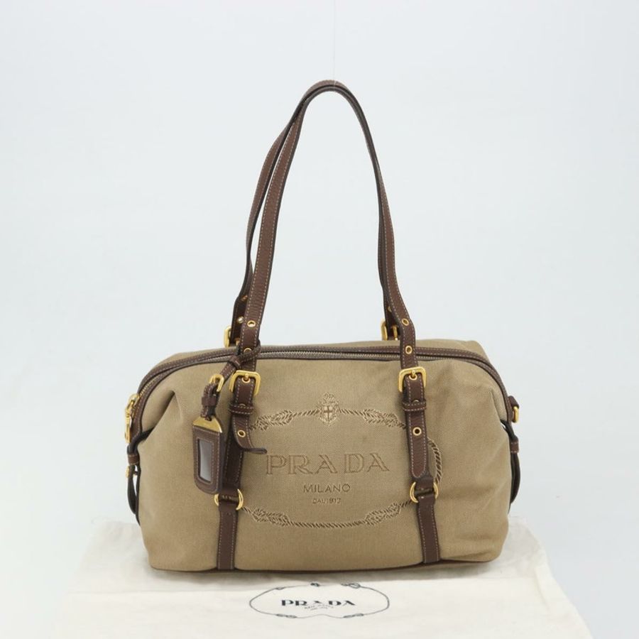 【日本直送】PRADA 肩背包 帆布 米色 正品 188534SAV-11