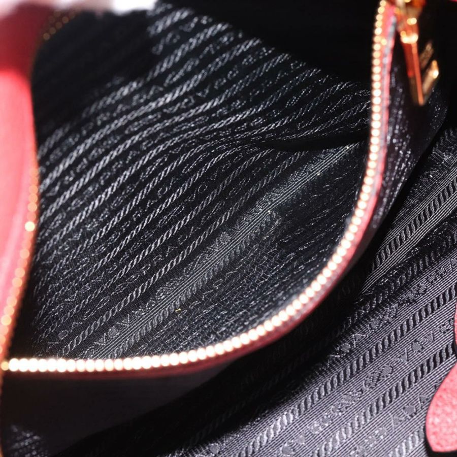 【日本直送】PRADA 紅色真皮手提包，正品 188562A-22