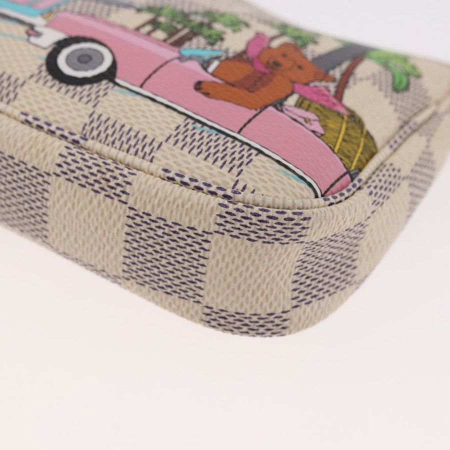 【日本直送】路易威登 Damier Azur Vivienne 迷你手拿包配件 N60487 正品 188812SAM-14