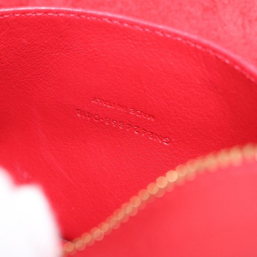 【日本直送】SAINT LAURENT Baby Cabas 手提包 皮革 2way 紅色金色 Auth ka4869V-11