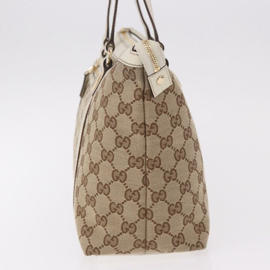 【日本直送】GUCCI GG帆布托特包 米色 金色 153008 正品 am11952V-2