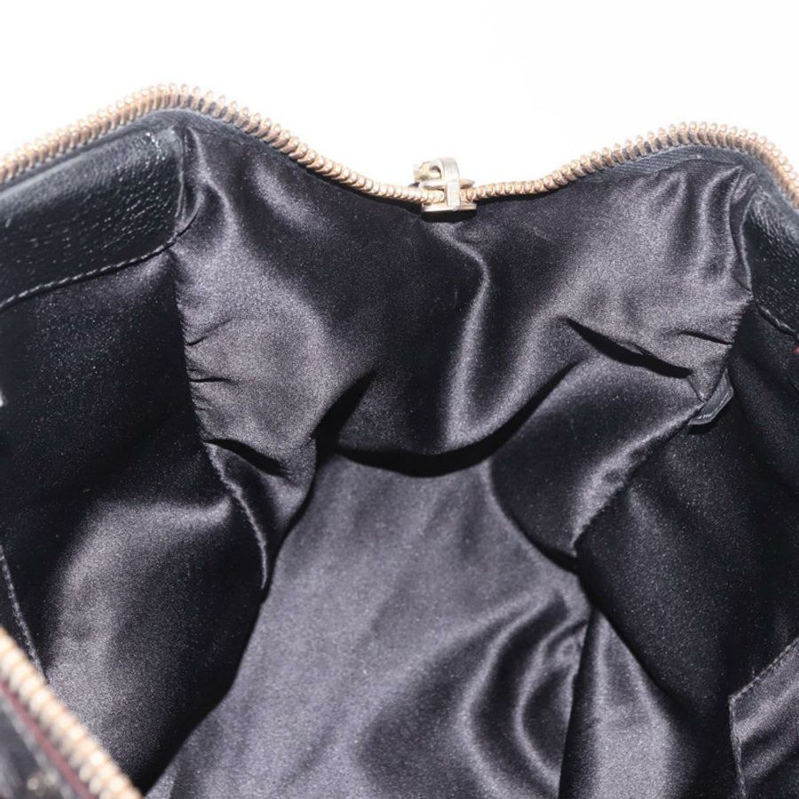 【日本直送】Miu Miu 手提包 皮革 2way 黑色金色 Auth ka4877V-21