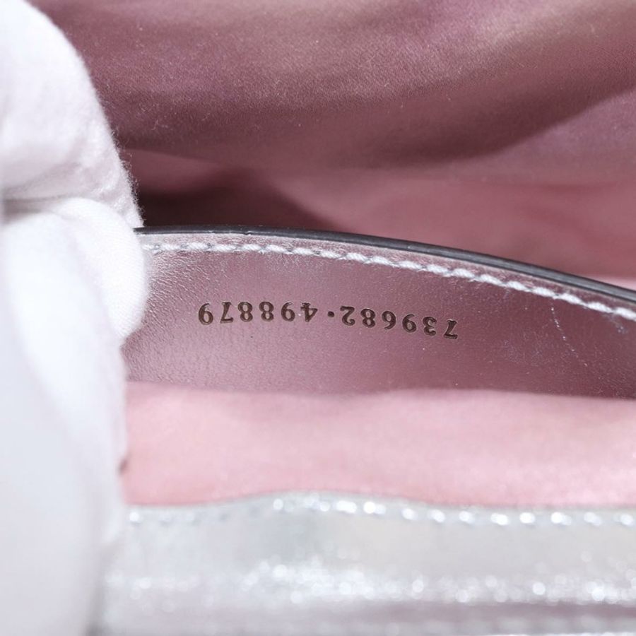 【日本直送】GUCCI GG Marmont 鏈條單肩包 皮革 粉紅金 739682 正品 ka4883M-10