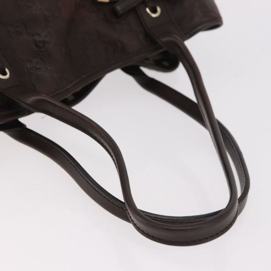 【日本直送】GUCCI GG帆布 Guccissima Princess 手提包 皮革 棕色 金色 163805 正品 ka4928A-6