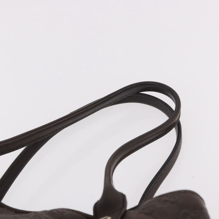 【日本直送】GUCCI GG帆布 Guccissima Princess 手提包 皮革 棕色 金色 163805 正品 ka4928A-7