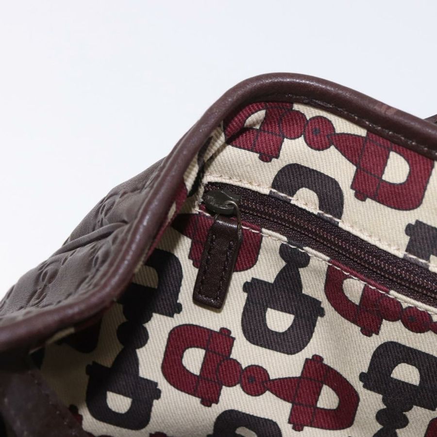 【日本直送】GUCCI GG帆布 Guccissima Princess 手提包 皮革 棕色 金色 163805 正品 ka4928A-19