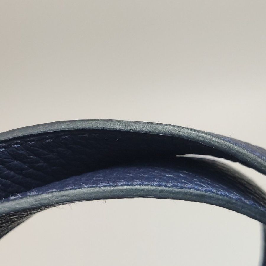 Hermes Picotin菜籃包18手提包Clemence（TC）牛皮金扣7U海軍藍Y刻-17