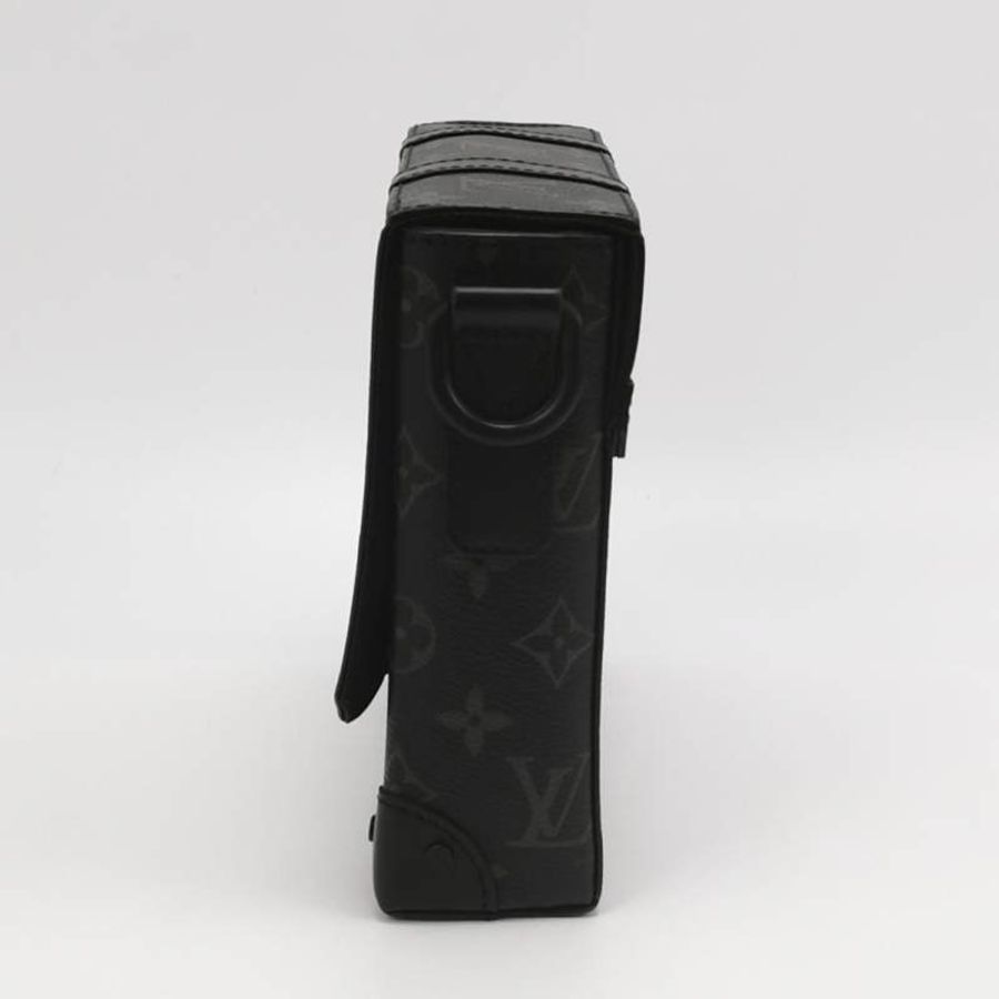 Louis Vuitton (LV) Trunk牛皮Monogram印花斜背包單肩包晶片款-2