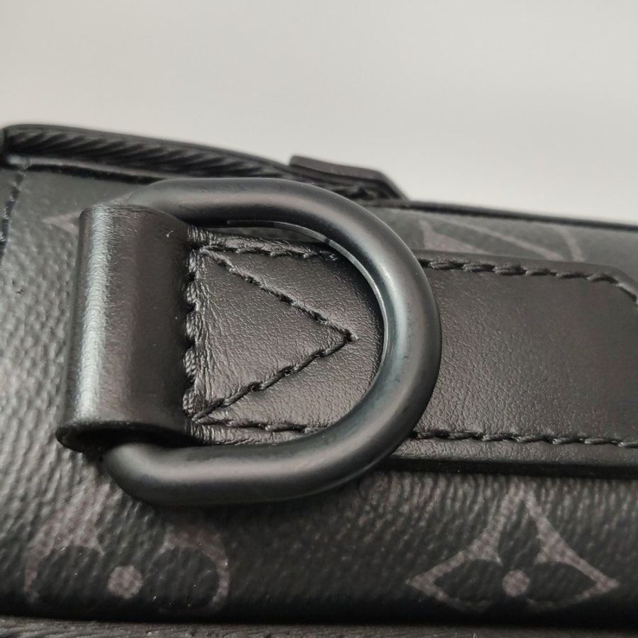 Louis Vuitton (LV) Trunk牛皮Monogram印花斜背包單肩包晶片款-15