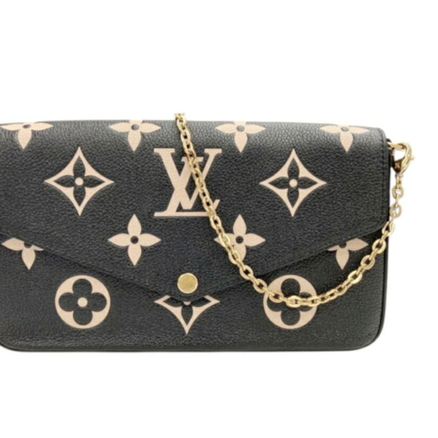 LOUIS VUITTON 路易威登 Pochette Felicie M80482 Monogram Empreinte 女士單肩包-0