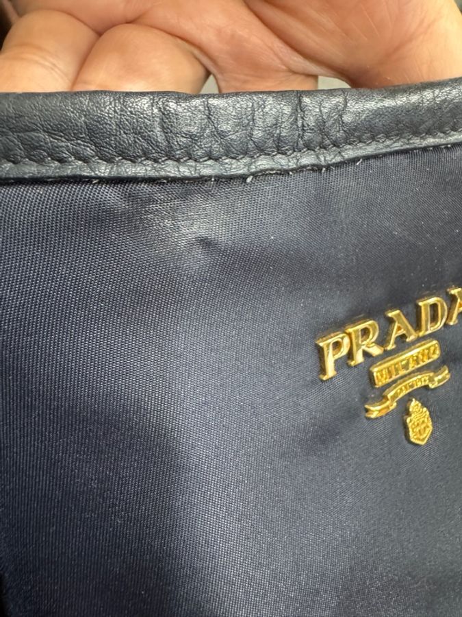 PRADA尼龍托特包（藍）-42